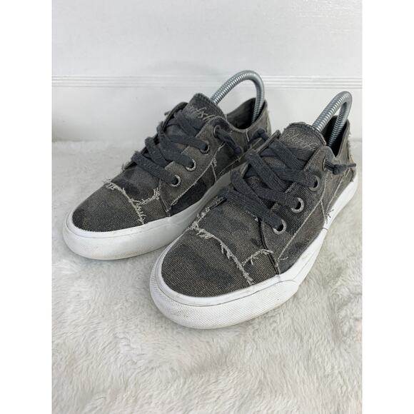 Blowfish Play Slip‑On Smoked Gray Sneakers Women’s Size 7.5 - Picture 1 of 8